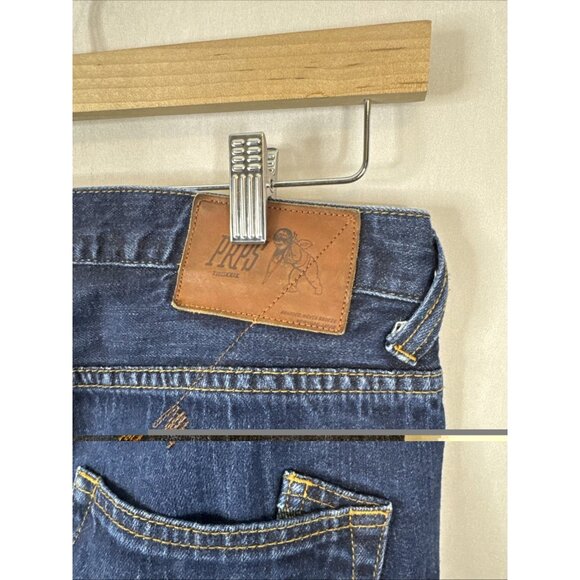 PRPS Rambler Selvedge Jeans Mens 36x33 Dark Wash Raw Denim Japanese Style - Picture 7 of 10